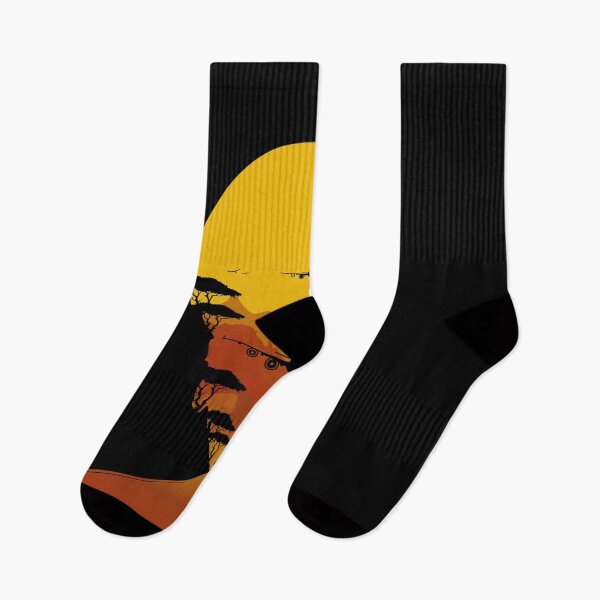 Item preview, JET YELLOW SUN - Sunset silhouette art designed and sold by dennaibz.