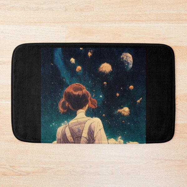 Item preview, Space Gazing Girl- best selling  designed and sold by Aditya Bhole.