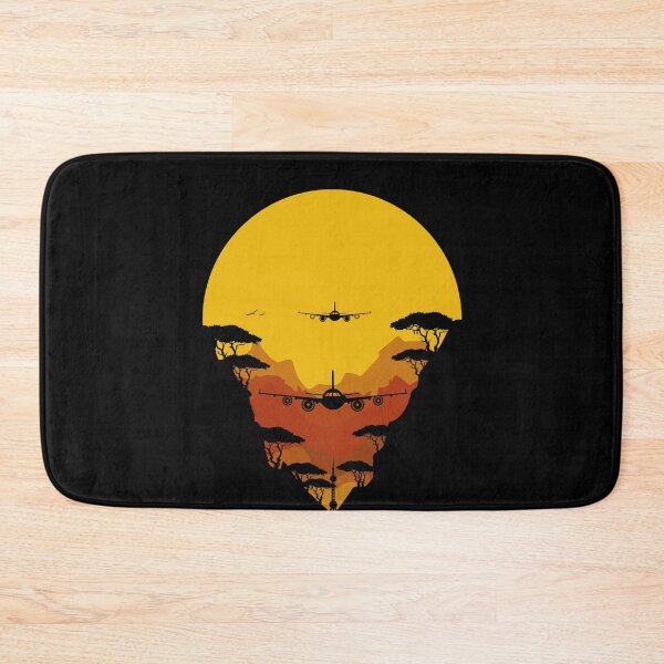 Item preview, JET YELLOW SUN - Sunset silhouette art designed and sold by dennaibz.