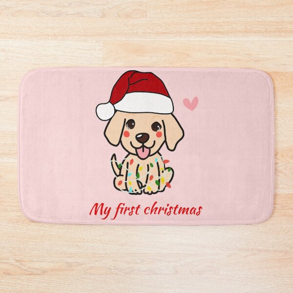 Item preview, Gold labrador pup-My first christmas  designed and sold by Mermaidssparkle.