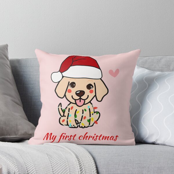 Item preview, Gold labrador pup-My first christmas  designed and sold by Mermaidssparkle.