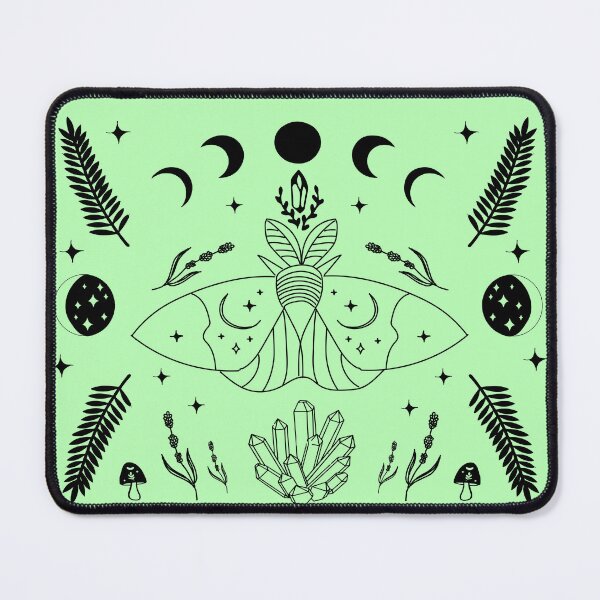 Item preview, Witchy Lunar Moth Sage designed and sold by nicolethebowl.