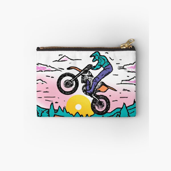Item preview, Motorcycle jumping at sunset designed and sold by GiakaiArt.