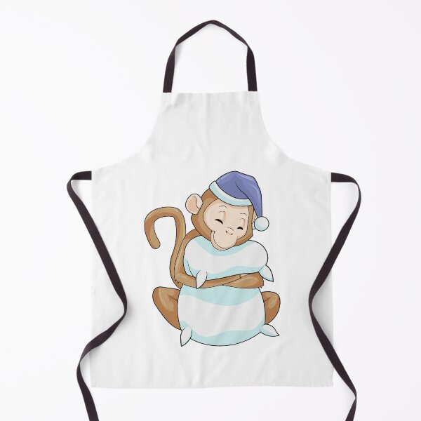 Aperçu de l'œuvre Monkey with Pillow & Sleepyhead créée et vendue par Snabdesign84.