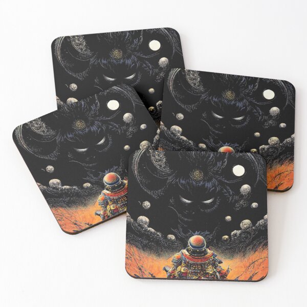 Item preview, Tribal Astronaut with Nemesis - best selling  designed and sold by Aditya Bhole.