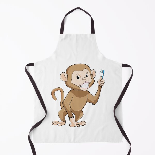 Item preview, Monkey with Toothbrush designed and sold by Snabdesign84.
