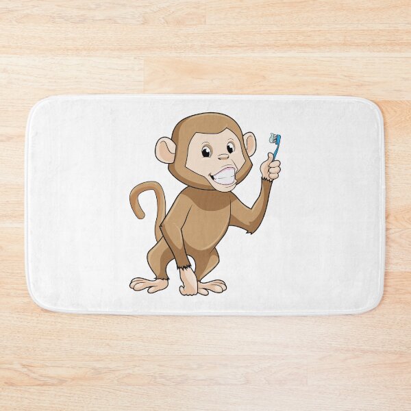 Item preview, Monkey with Toothbrush designed and sold by Snabdesign84.
