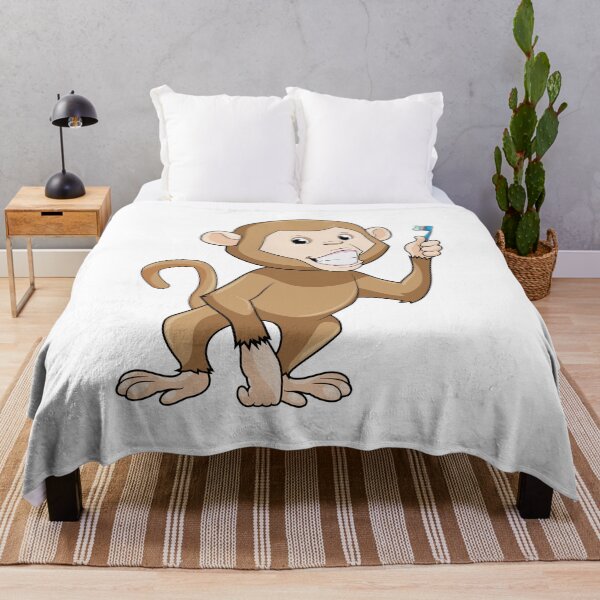 Item preview, Monkey with Toothbrush designed and sold by Snabdesign84.