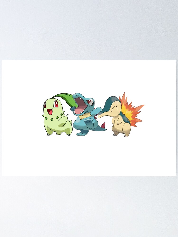 Póster «Pokemon - segunda generación de inicio» de Xkaido | Redbubble