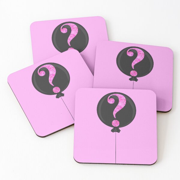 Item preview, Pink Confetti Gender Reveal Balloon With Pink Background  designed and sold by missmann.