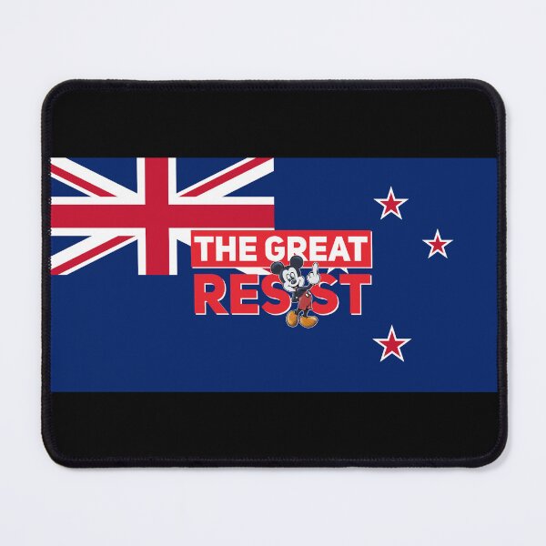 Item preview, THE GREAT RESIST NEW ZEALAND FLAG designed and sold by GraffitiBomberZ.
