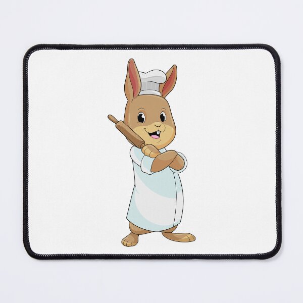 Item preview, Rabbit as Baker with Rolling pin designed and sold by Snabdesign84.