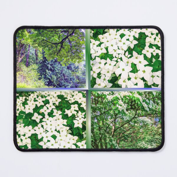 Item preview, Collage White Dogwood Tree and Maple designed and sold by Shapes-Mania.