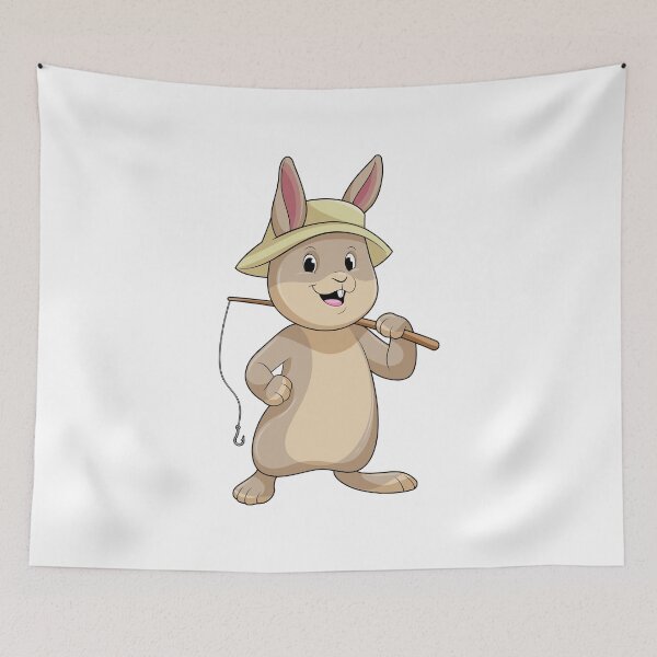 Item preview, Rabbit Angler Fishing rod Fishing designed and sold by Snabdesign84.