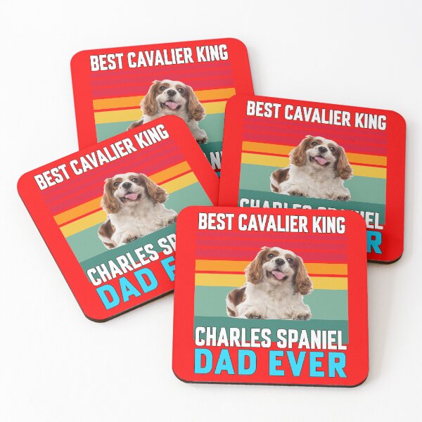 Item preview, Cavalier King Charles Spaniel Dog Owner Best Cavalier King Charles Spaniel Dad Ever designed and sold by fantasticdesign.