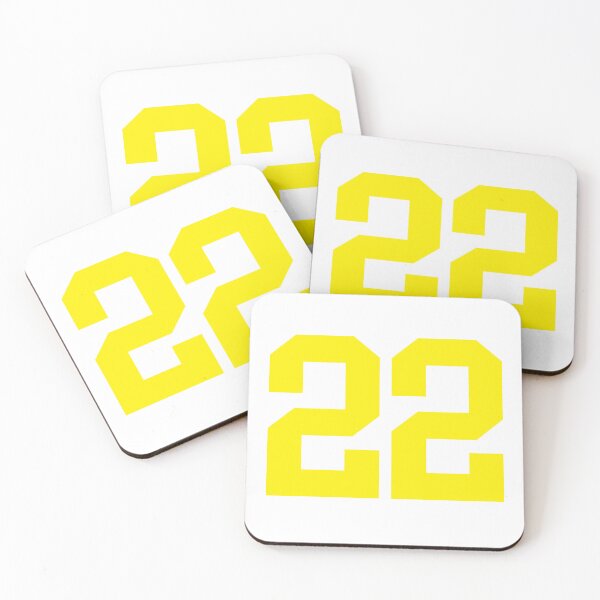 Item preview, Yellow 22 Simply the number twenty two on shirts and stuff. designed and sold by Swaygo.