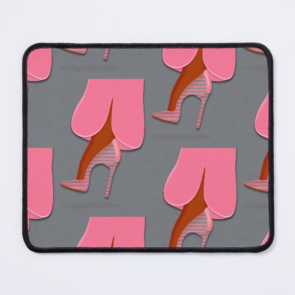 Item preview, Pink trouser and colorful high heel shoe 2 designed and sold by Yamy Morrell Art and Design.