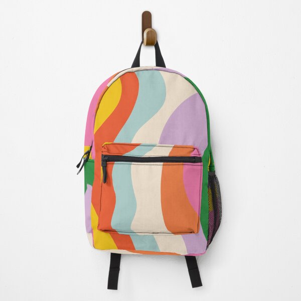 Item preview, wavy scandi colourful abstract shapes designed and sold by LLCRG.