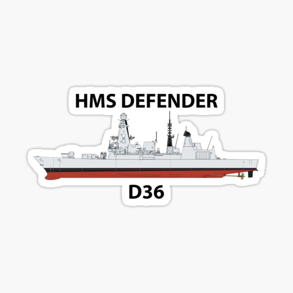 HMS DEFENDER - D36 - TYPE 45 Sticker