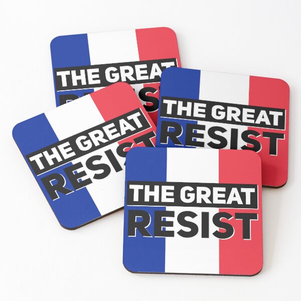 Item preview, THE GREAT RESIST FRENCH FLAG designed and sold by GraffitiBomberZ.