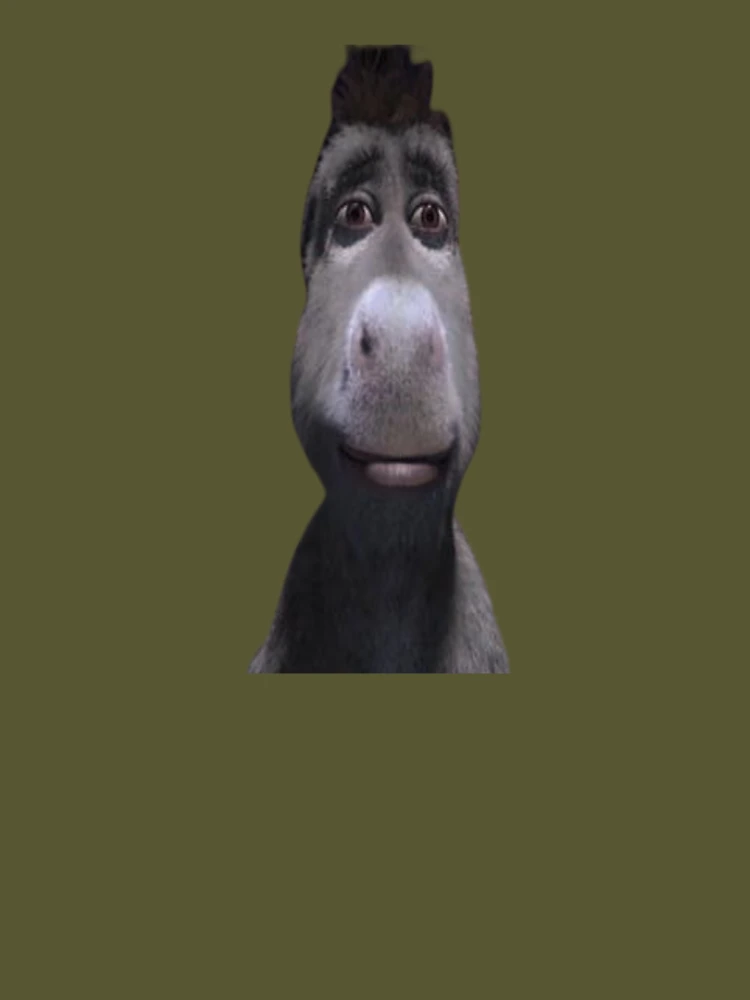 Staring Donkey from shrek Poster for Sale by Shrewd Mood