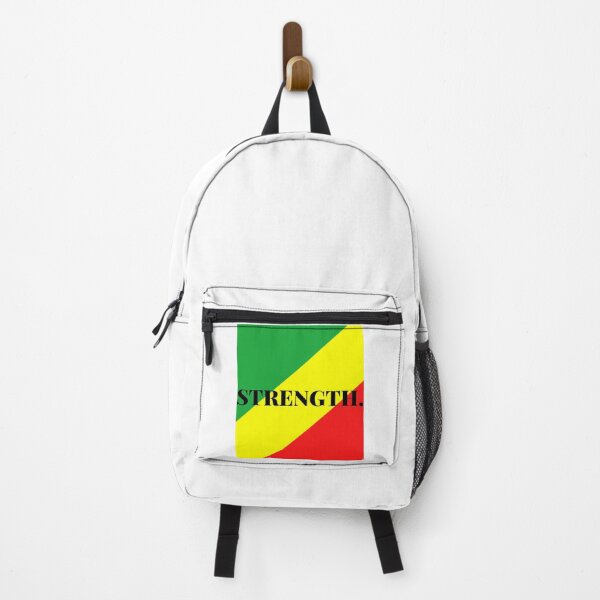 Item preview, Inspirational words: STRENGTH (African flag) designed and sold by AfricanProverbs.