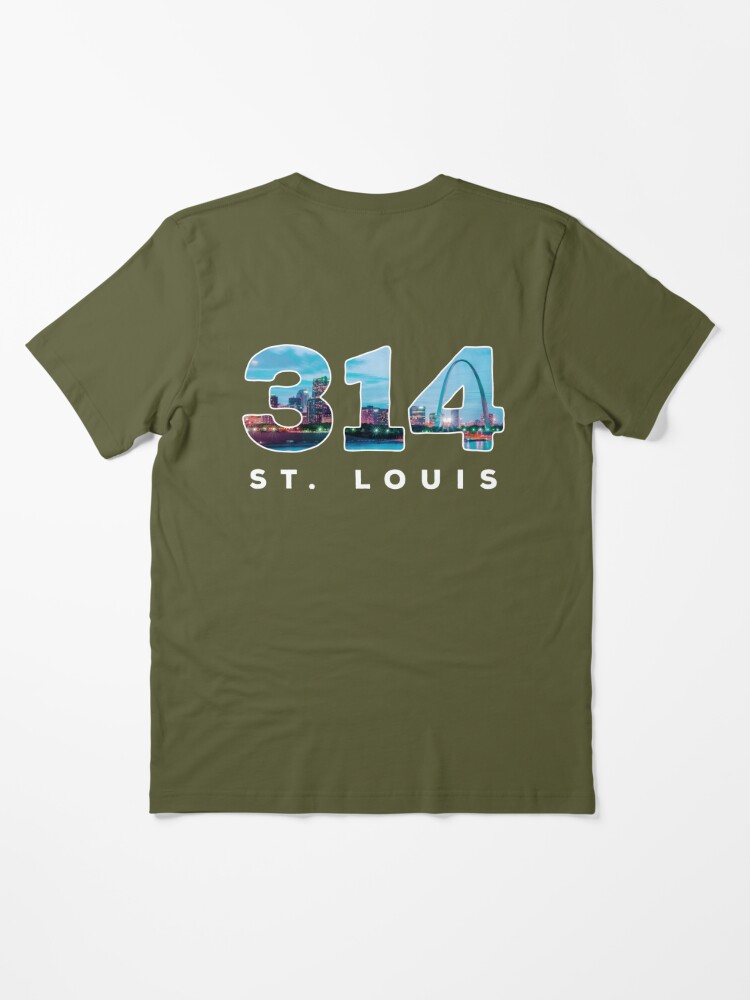 on Demand 314 St. Louis Area Code Unisex T-Shirt 2XL