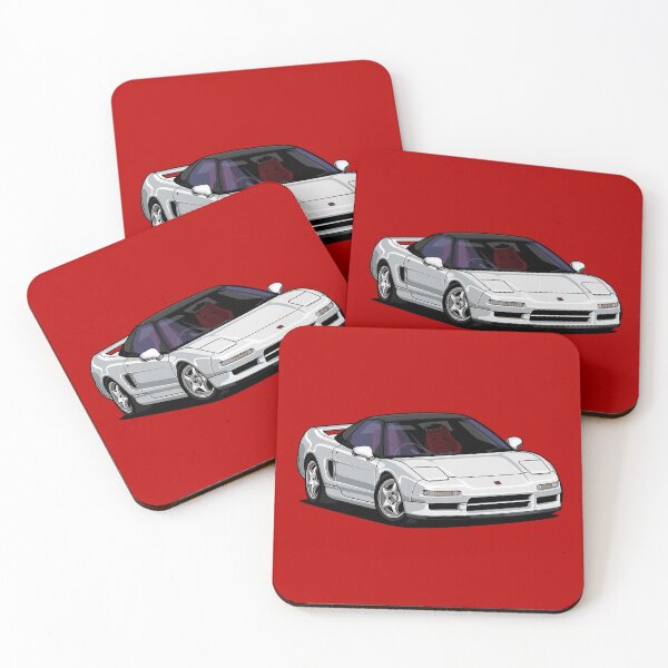 Item preview, NSX White gloss 1990 (Original) Japan racing car - classic -  designed and sold by SketchNinja.