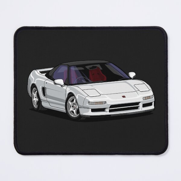 Item preview, NSX White gloss 1990 (Original) Japan racing car - classic -  designed and sold by SketchNinja.