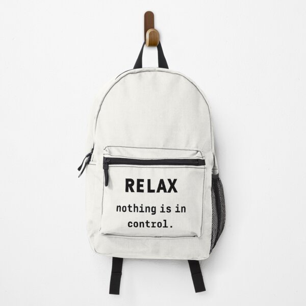 Item preview, RELAX, nothing is in control. Buddha, quote sticker designed and sold by Chill-designz.