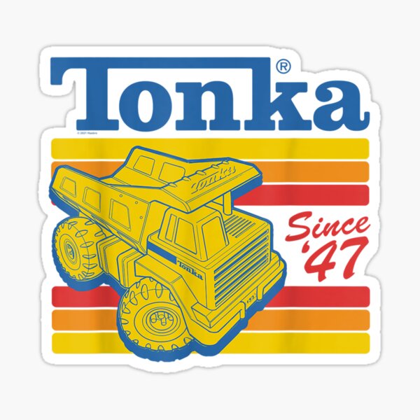 "Tonka Classic Dump Truck 1947" Sticker for Sale by substantialsous ...