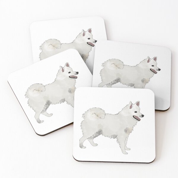 Item preview, Japanese Spitz White designed and sold by AnnaMakesArt.