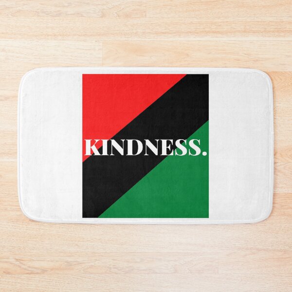 Item preview, Inspirational words: KINDNESS (Pan-African flag) designed and sold by AfricanProverbs.