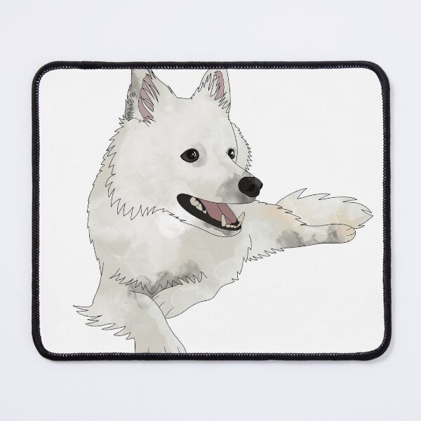 Item preview, Japanese Spitz 2 White designed and sold by AnnaMakesArt.