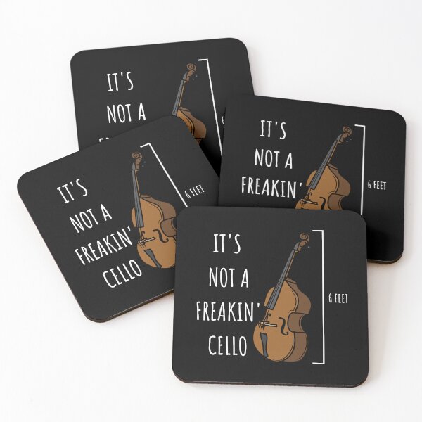 Item preview, It's Not A Freakin' Cello For Double Bass Player And Classical Musician As A Double Bass designed and sold by Funwithmusic.