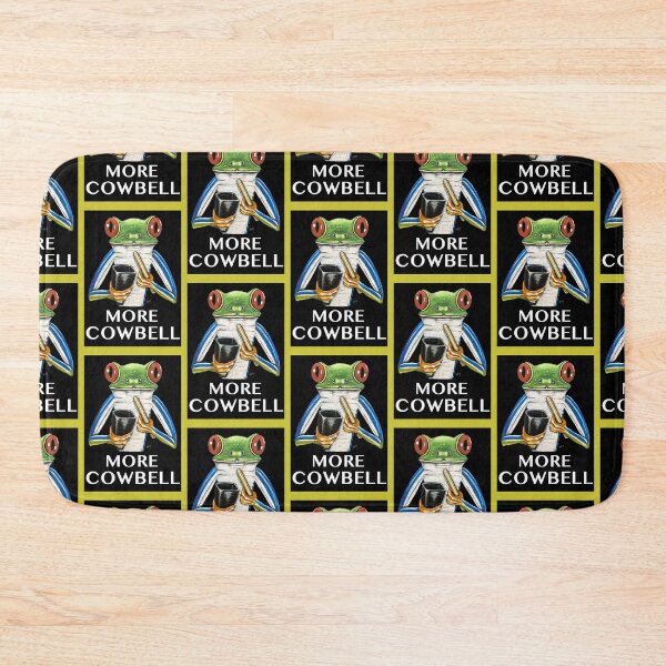 Item preview, More Cowbell Frog designed and sold by GardenPartyArt.