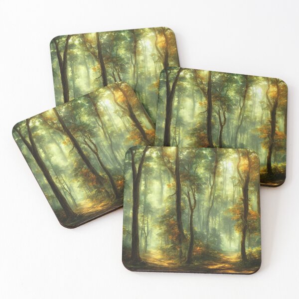 Item preview, Calm dreamy forest painting designed and sold by magicalcool.