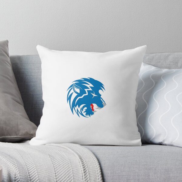 NFL Detroit Lions Vintage Circle Novelty Plushlete Throw Pillow