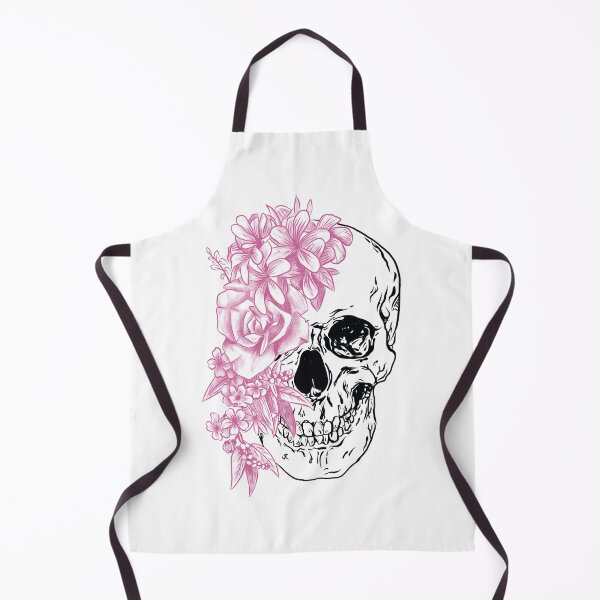Item preview, Skull and flowers designed and sold by babybenz.