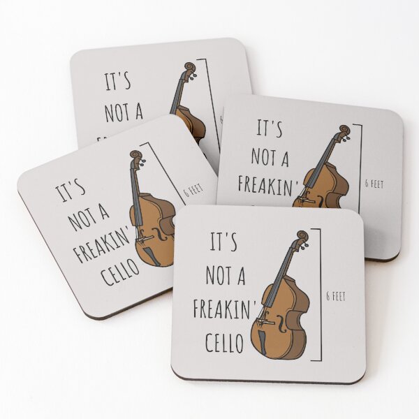 Item preview, It's Not A Freakin' Cello For Double Bass Player And Classical Musician As A Double Bass designed and sold by Funwithmusic.