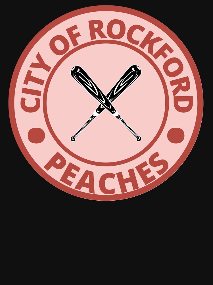 City of Rockford Peaches Fitted T-Shirt for Sale by Redbubbox