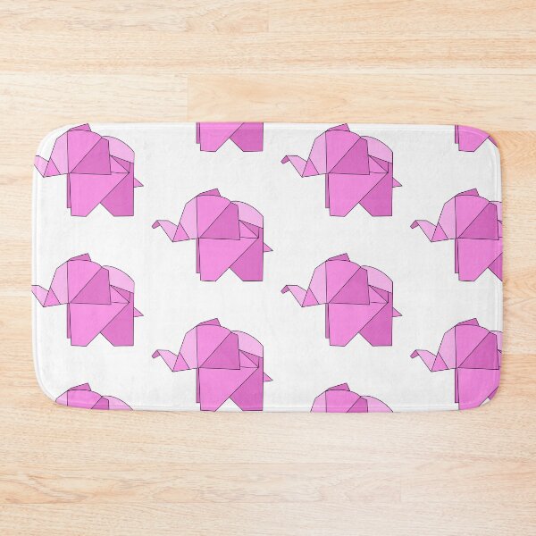 Item preview, Pink origami elephant  designed and sold by CalliesArt.