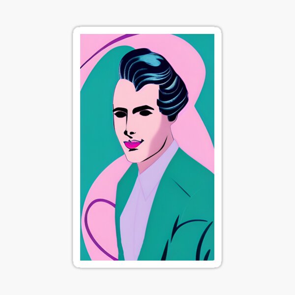 Man in mint suit 3 Sticker