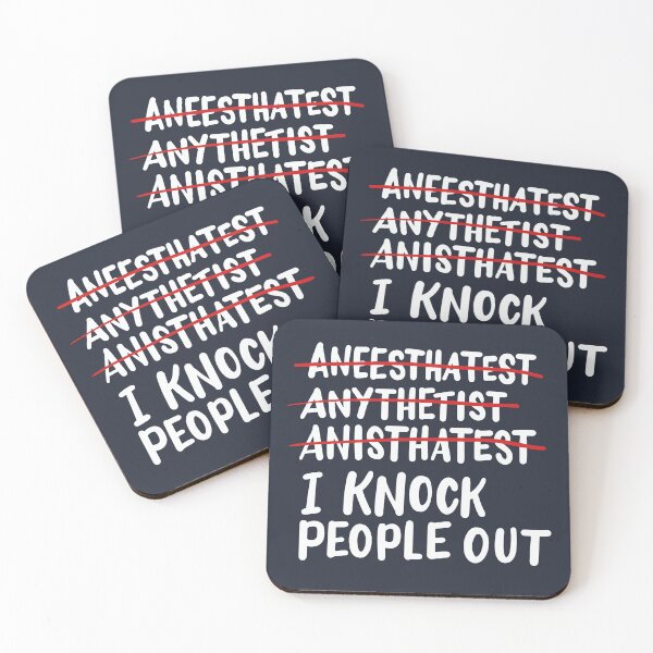 Item preview, Anesthesiologist I Knock People Out designed and sold by Bricke.