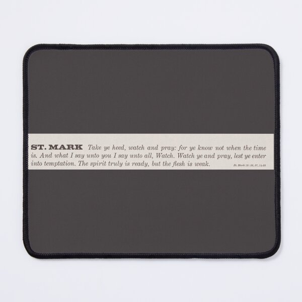 Item preview, St. Mark Quote - Religion designed and sold by ReviveReligion.