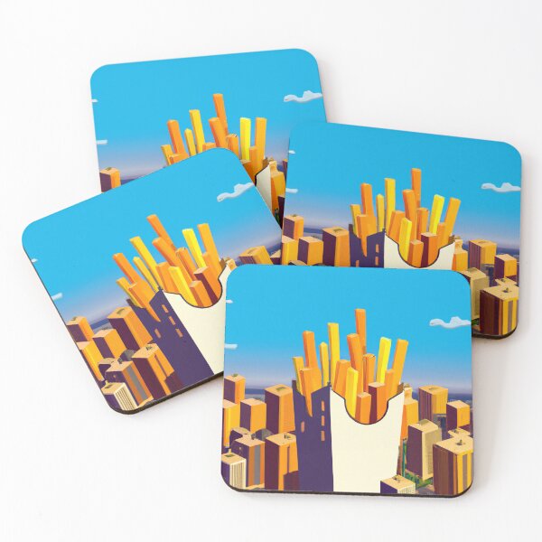 Item preview, Building Skyline in the Shape of French Fries designed and sold by Parag's Travel Shop.