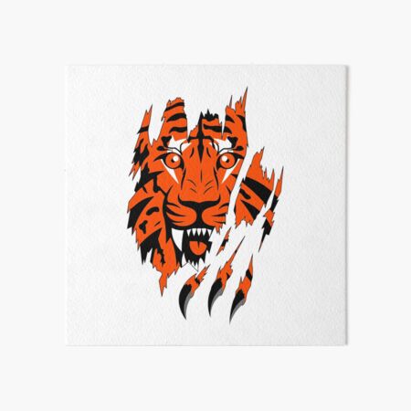 OK BOOMER - Cincinnati Bengals Helmet | Art Board Print