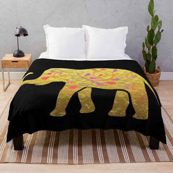 Item preview, gold elephant designed and sold by time-to-relax.