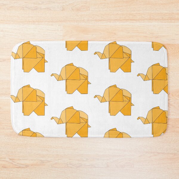 Item preview, Yellow origami elephant  designed and sold by CalliesArt.