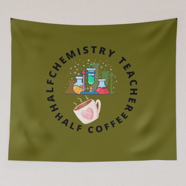 Item preview, Half Chemistry Teacher Half Coffee - Funny  Coffee Education Quote designed and sold by marvacousins246.